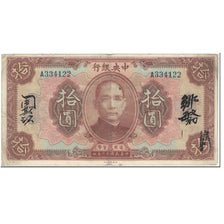 Banknote, China, 10 Dollars, 1923, undated (1923), KM:176c, VF(20-25)