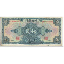 Banconote, Cina, 10 Dollars, 1928, Undated (1928), KM:197d, MB