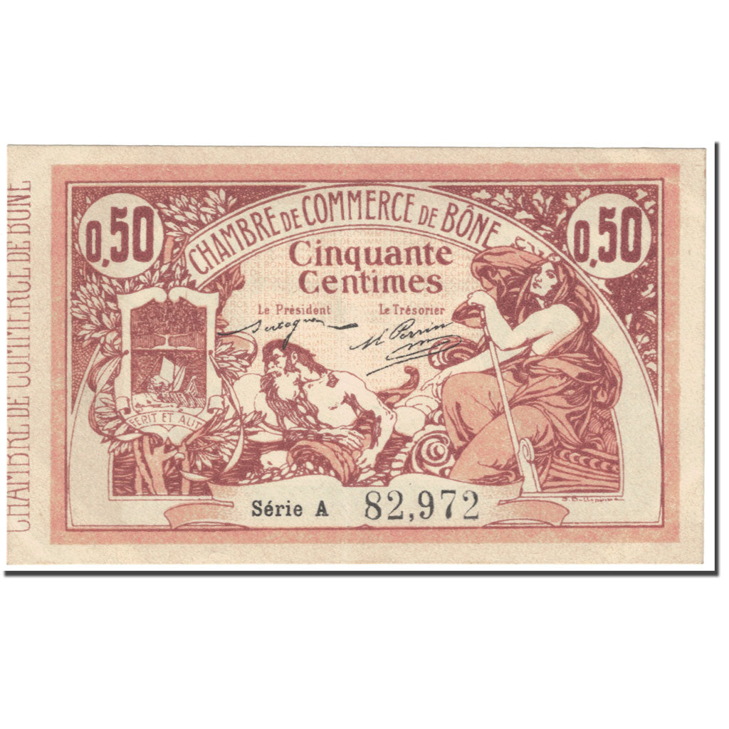 Banknote, Algeria, 50 Centimes, 1915, 1915-05-18, JP.138.01, UNC(63)