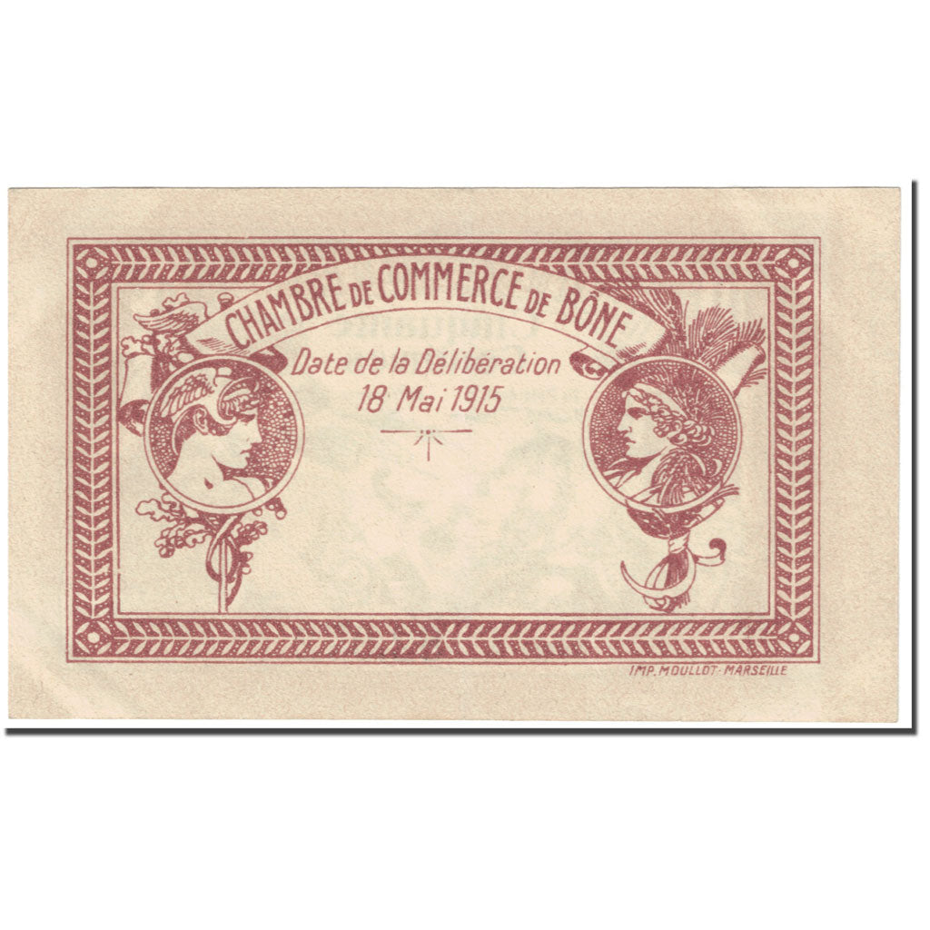 Banknote, Algeria, 50 Centimes, 1915, 1915-05-18, JP.138.01, UNC(63)