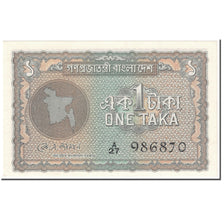 Billet, Bangladesh, 1 Taka, 1972, Undated (1972), KM:4, SUP