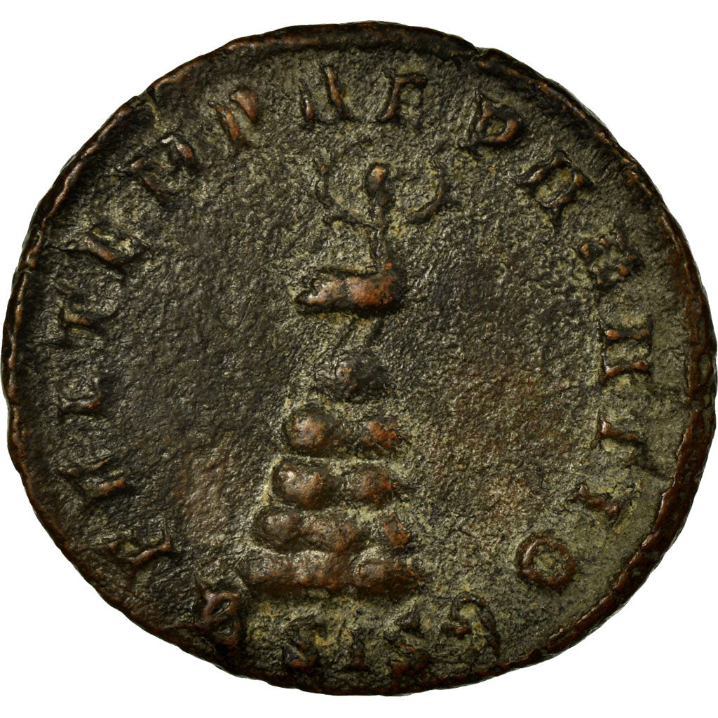 Coin, Constantius II, Nummus, Siscia, AU(55-58), Copper, Cohen:58