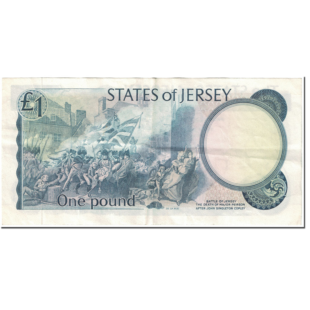 Banknote, Jersey, 1 Pound, 1976-1988, Undated (1976-1988), KM:11a, EF(40-45)