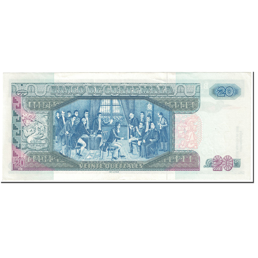 Banknote, Guatemala, 20 Quetzales, 2006, 2006-08-25, KM:112a, UNC(65-70)