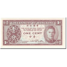 Billet, Hong Kong, 1 Cent, 1945, Undated (1945), KM:321, NEUF