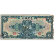 Banknote, China, 10 Dollars, 1928, Undated (1928), KM:197d, VG(8-10)