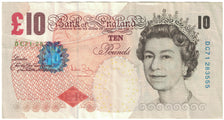 Banknote, Great Britain, 10 Pounds, 2004, Undated (2004), KM:389c, EF(40-45)
