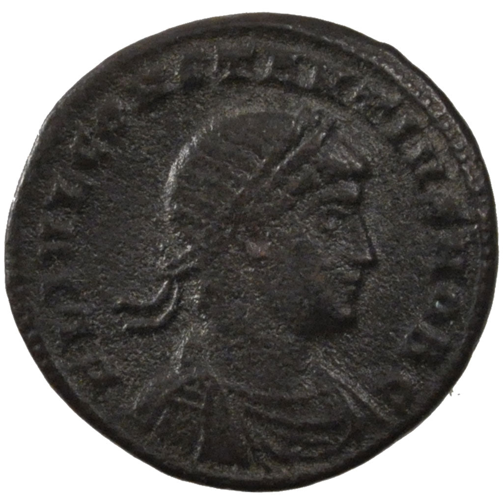 Constantius II, Nummus, Constantinople, EF(40-45), Copper, Cohen #104, 2.80
