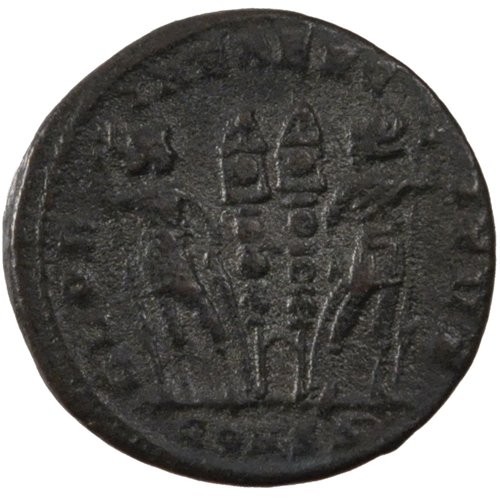 Constantius II, Nummus, Constantinople, EF(40-45), Copper, Cohen #104, 2.80