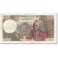 Francia, 10 Francs, 10 F 1963-1973 ''Voltaire'', 1968, 1968-07-04, BC