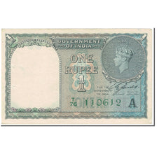Billet, Inde, 1 Rupee, 1940, Undated (1940), KM:25d, TTB