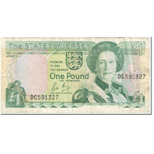 Banknote, Jersey, 1 Pound, 1989, Undated (1989), KM:15a, VF(20-25)
