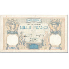 France, 1000 Francs, 1 000 F 1927-1940 ''Cérès et Mercure'', 1940, 1940-06-20