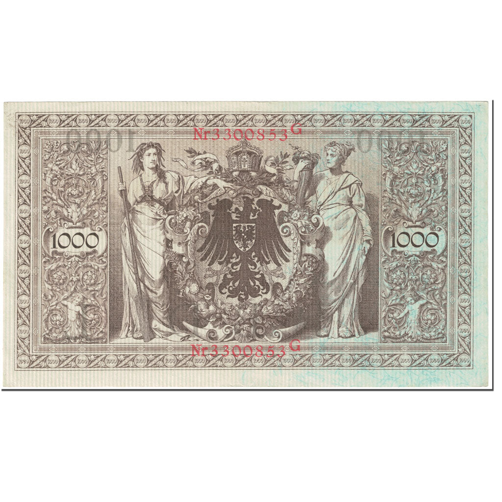 Banknote, Germany, 1000 Mark, 1910, 1910-04-21, KM:44b, AU(55-58)