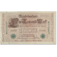 Banknote, Germany, 1000 Mark, 1910, 1910-04-21, KM:45b, VG(8-10)