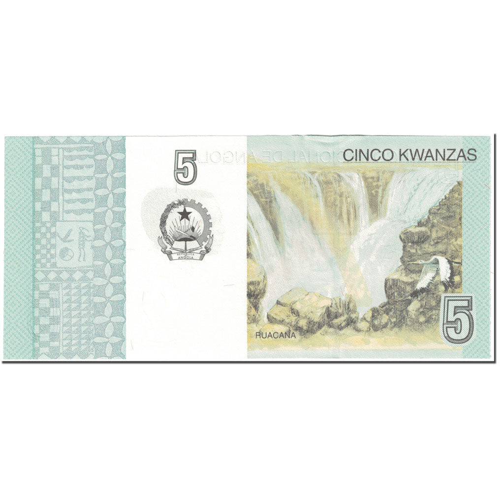 Billete, 5 Kwanzas, 2012, Angola, Octobre 2012, UNC
