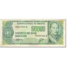 Billete, 50,000 Pesos Bolivianos, 1984, Bolivia, 1984-06-05, KM:170a, BC
