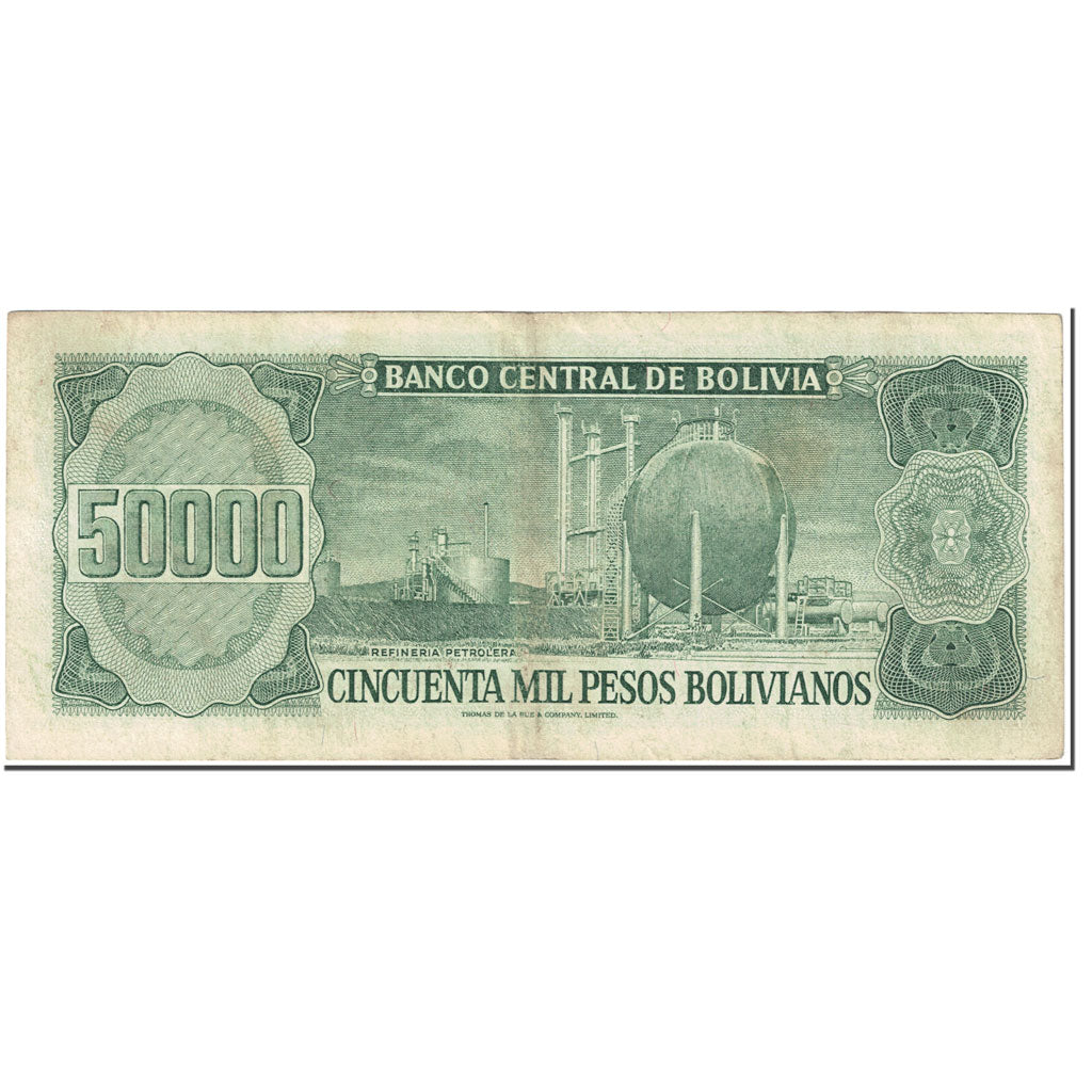 Billete, 50,000 Pesos Bolivianos, 1984, Bolivia, 1984-06-05, KM:170a, BC