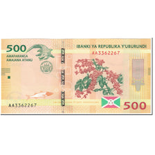 Banknote, Burundi, 500 Francs, 2015, 2015.01.15, KM:50a, UNC(65-70)