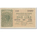 Banconote, Italia, 2 Lire, 1944, 1944-11-23, KM:30a, MB