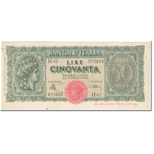 Banknote, Italy, 50 Lire, 1944, 1944-12-10, KM:74a, EF(40-45)