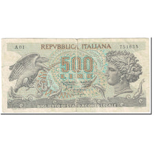 Billete, 500 Lire, 1967, Italia, 1967-10-20, KM:93a, RC