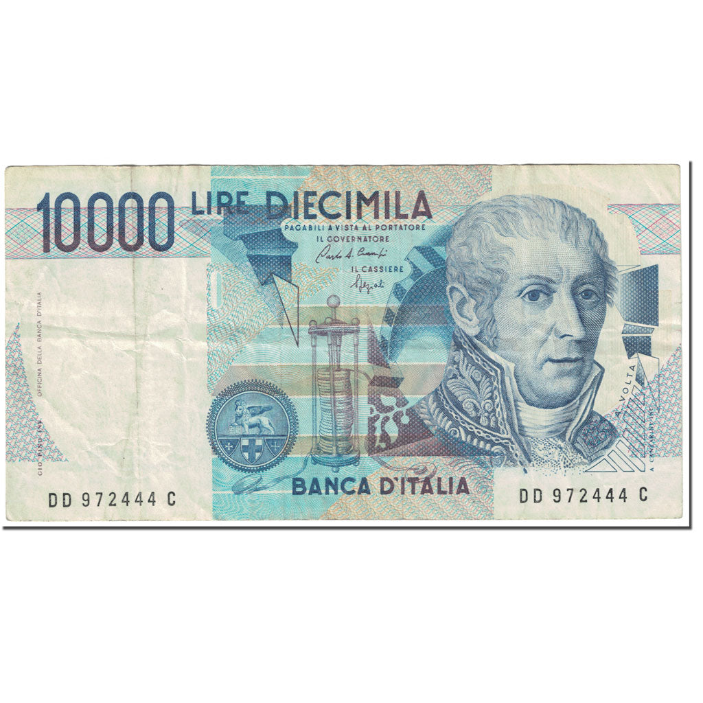 Banknote, Italy, 10,000 Lire, 1984, 1984-09-03, KM:112b, EF(40-45)