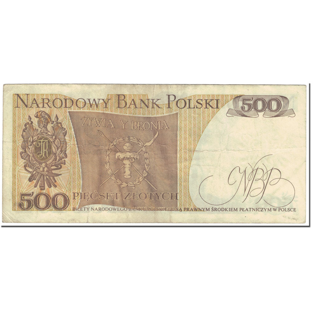 Banknote, Poland, 500 Zlotych, 1974, 1974-12-16, KM:145a, VF(20-25)