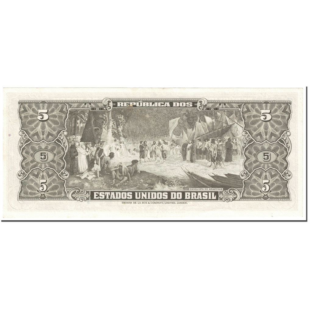 Banconote, Brasile, 5 Cruzeiros, 1964, Undated (1964), KM:176c, SPL