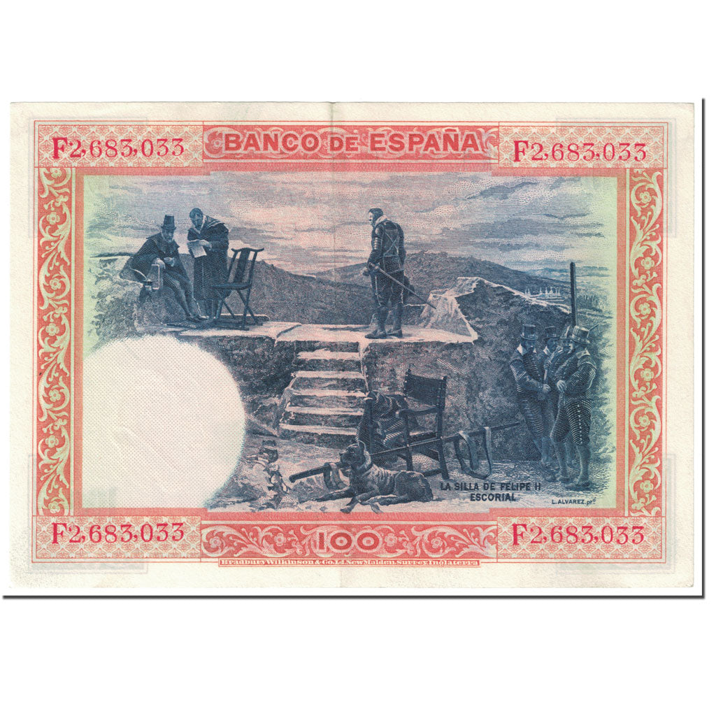 Banknote, Spain, 100 Pesetas, 1925, 1925-07-01, KM:69c, AU(55-58)