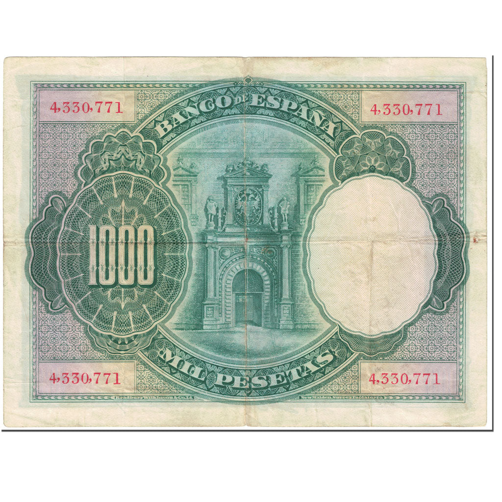 Banknote, Spain, 1000 Pesetas, 1925, 1925-07-01, KM:70c, VF(20-25)