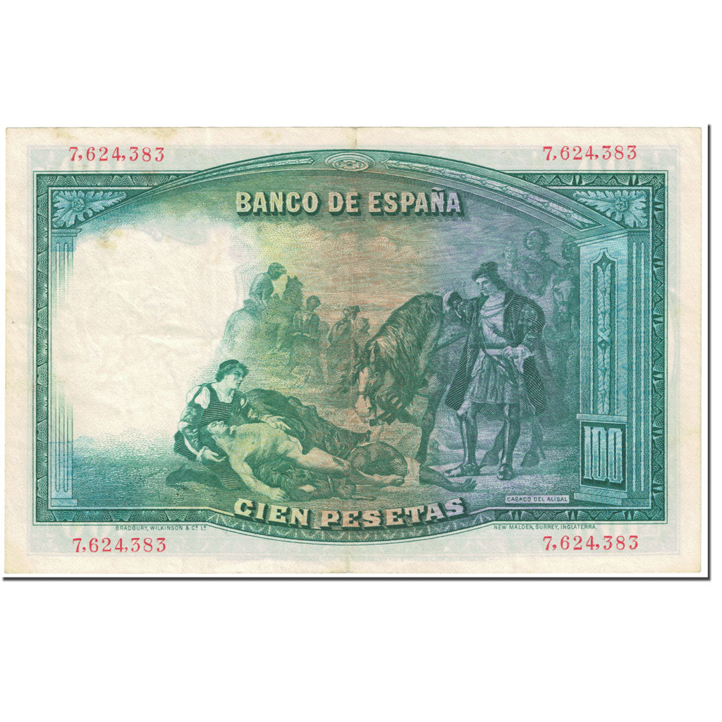 Banknote, Spain, 100 Pesetas, 1931, 1931-04-25, KM:83, EF(40-45)