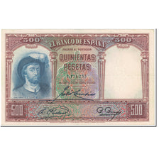Banknote, Spain, 500 Pesetas, 1931, 1931-04-25, KM:84, EF(40-45)