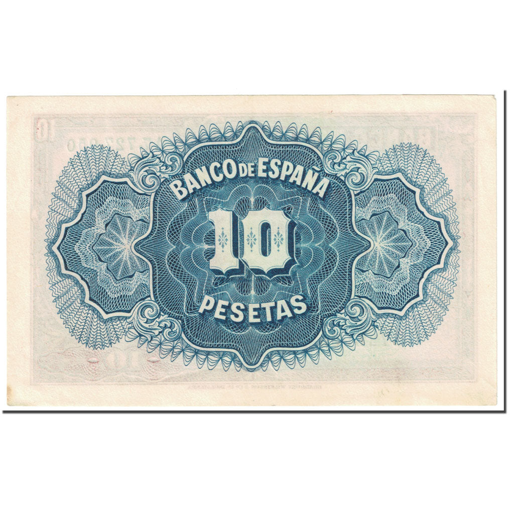 Banknote, Spain, 10 Pesetas, 1935, EMISION 1935, KM:86a, EF(40-45)
