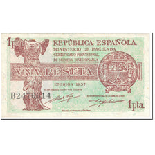 Geldschein, Spanien, 1 Peseta, 1937, EMISION 1937, KM:94, UNZ-