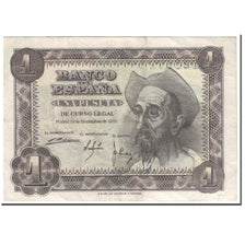 Billet, Espagne, 1 Peseta, 1951, 1951-11-19, KM:139a, TTB