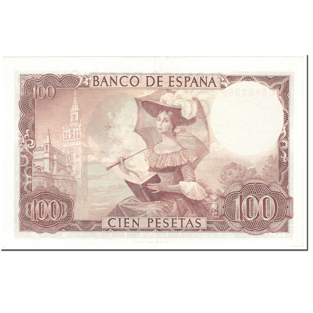 Geldschein, Spanien, 100 Pesetas, 1965, 1965-11-19, KM:150, VZ