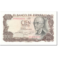 Banknote, Spain, 100 Pesetas, 1970, 1970-11-17, KM:152a, UNC(65-70)