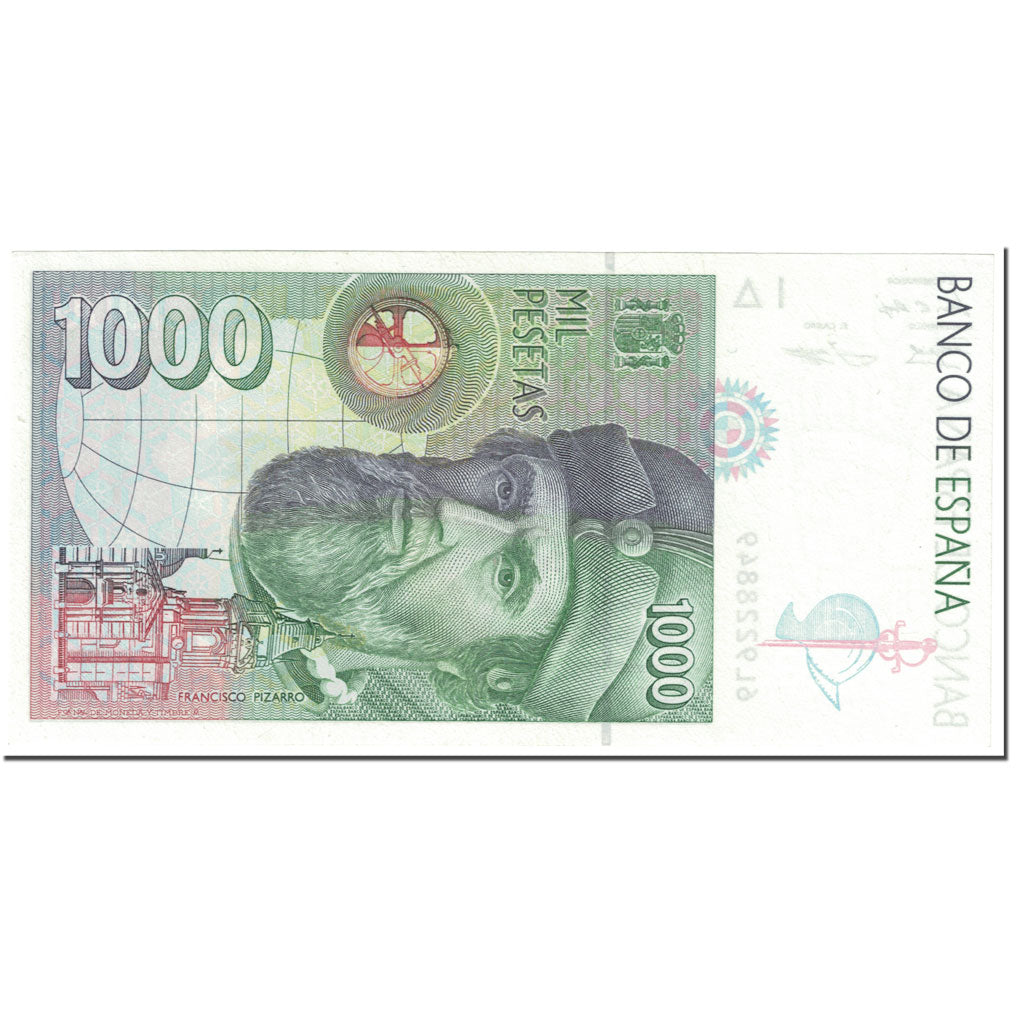 Banknote, Spain, 1000 Pesetas, 1992, 1992-10-12, KM:163, UNC(65-70)