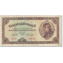 Geldschein, Ungarn, 100,000,000 Pengö, 1946, 1946-03-18, KM:124, SS