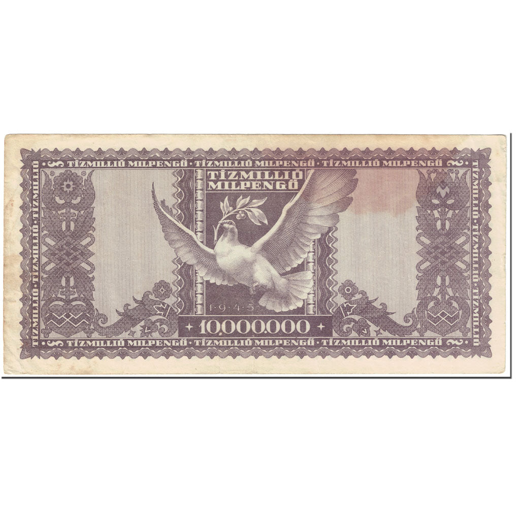Banconote, Ungheria, 10 Million Milpengö, 1946, 1946-05-24, KM:129, MB