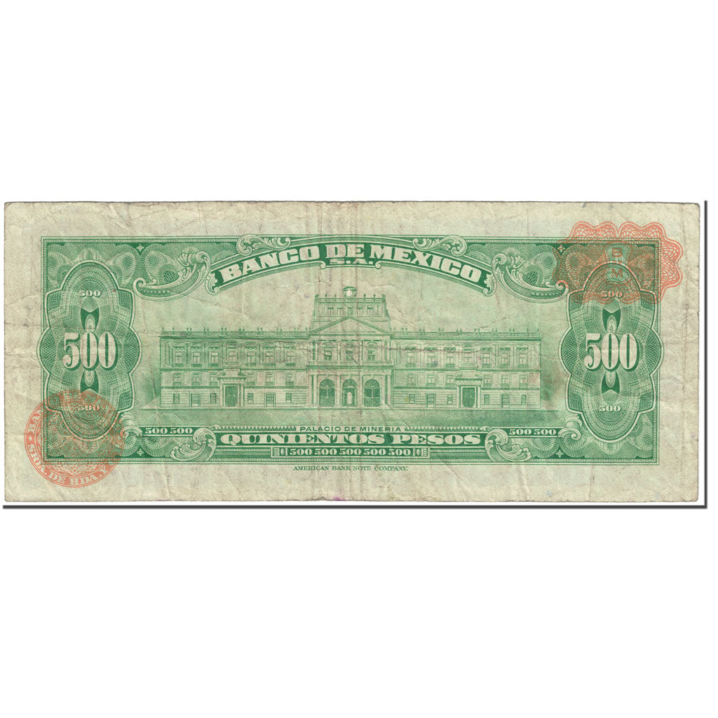 Banknote, Mexico, 500 Pesos, 1972, 1979-12-29, KM:51p, VF(20-25)