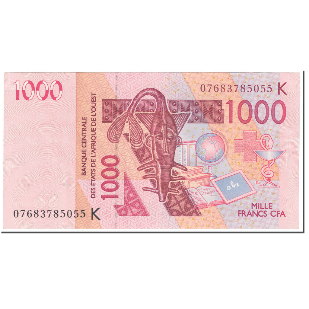 Biljet, West Afrikaanse Staten, 1000 Francs, 2003, Undated (2003), KM:715Ka, SPL