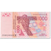 Banknote, West African States, 1000 Francs, 2003, Undated (2003), KM:715Ka