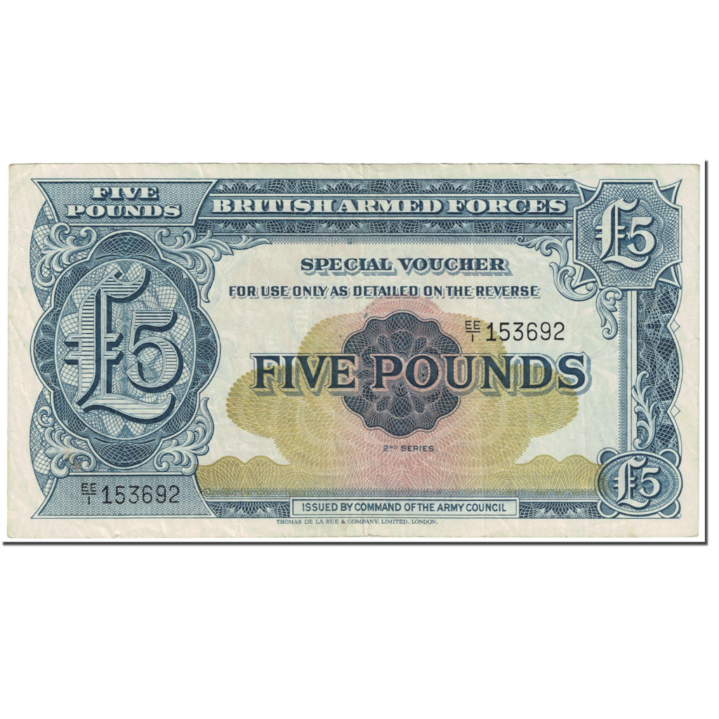 Banknote, Great Britain, 5 Pounds, 1948, Undated (1948), KM:M23, EF(40-45)