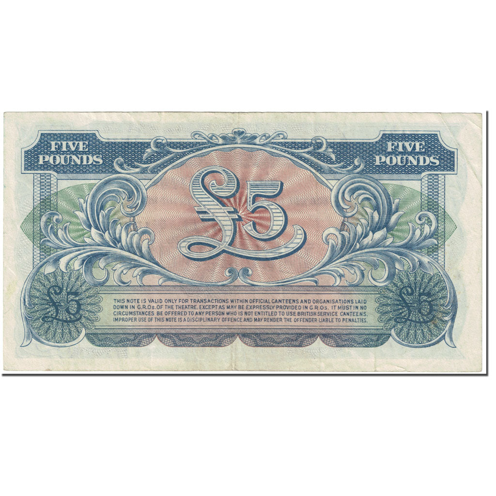 Banknote, Great Britain, 5 Pounds, 1948, Undated (1948), KM:M23, EF(40-45)