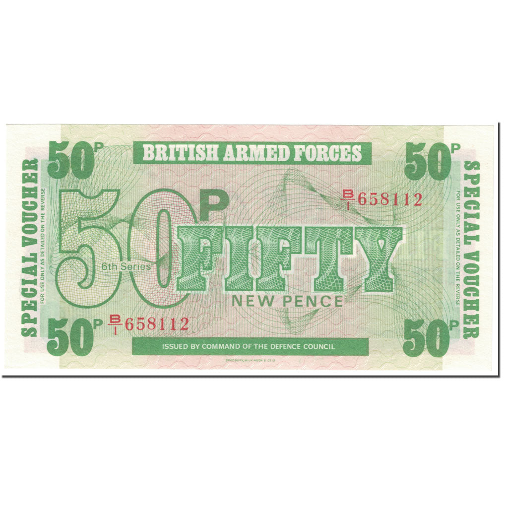 Billete, 50 New Pence, 1972, Gran Bretaña, Undated (1972), KM:M46a, UNC