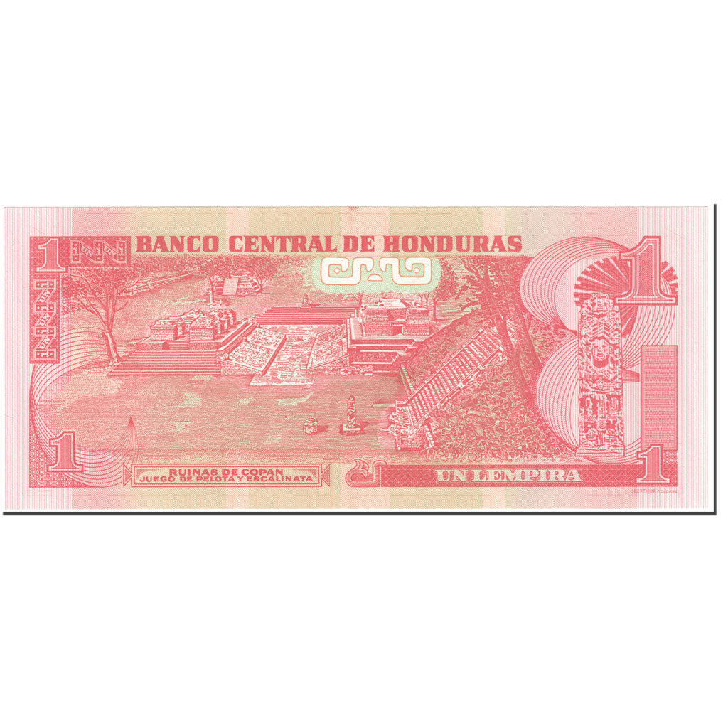 Banknote, Honduras, 1 Lempira, 2012, 2012-03-01, KM:84e, UNC(65-70)