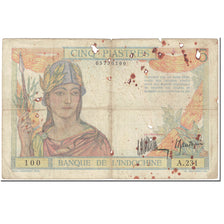 Banknote, FRENCH INDO-CHINA, 5 Piastres, 1932, Undated (1932), KM:53a, AG(1-3)