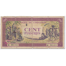 Billet, FRENCH INDO-CHINA, 100 Piastres, 1944, 1944, KM:67, B